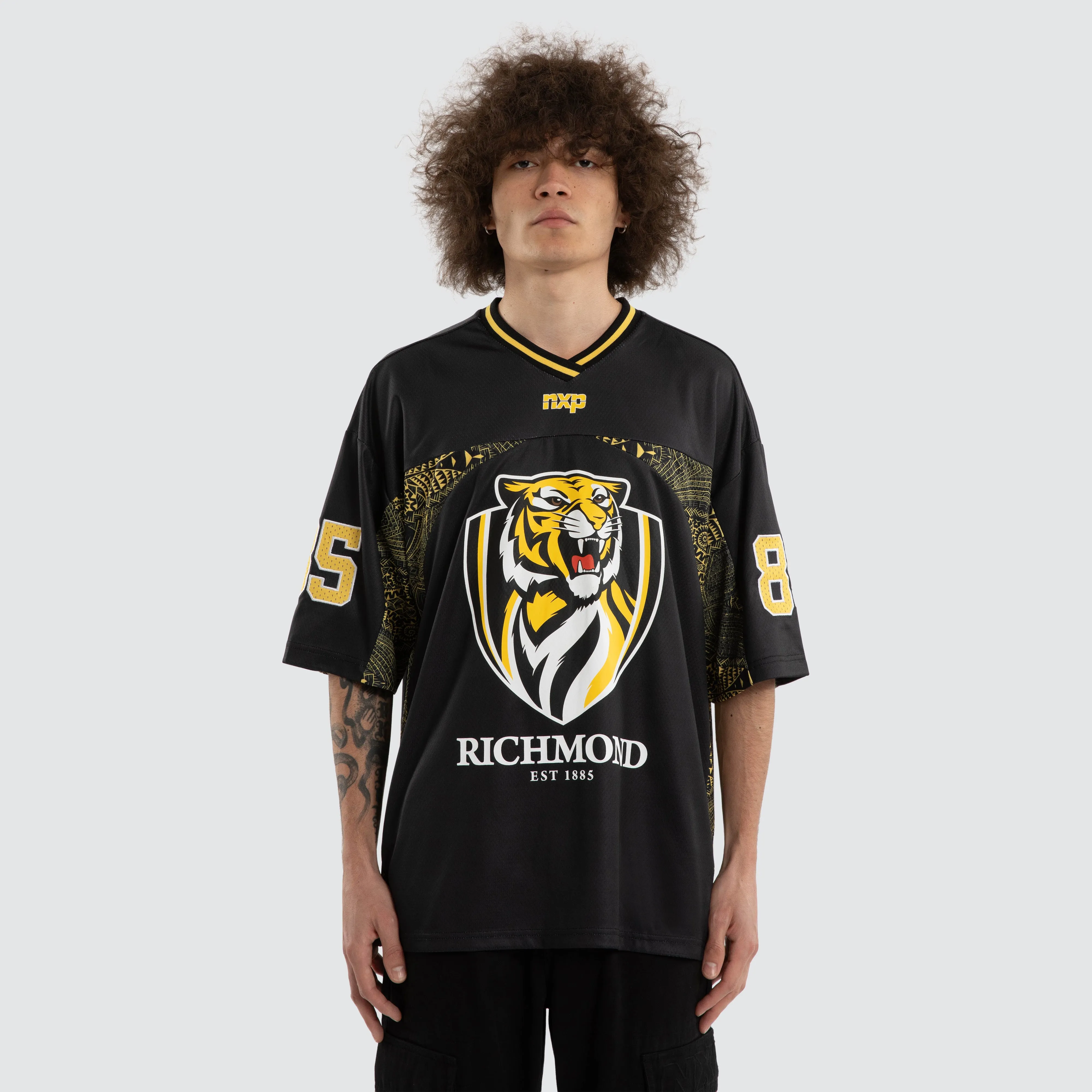 Ben Davis Richmond Tigers Mesh Jersey Tigers Black sold by Nena and Pasadena product image thumbnail 2