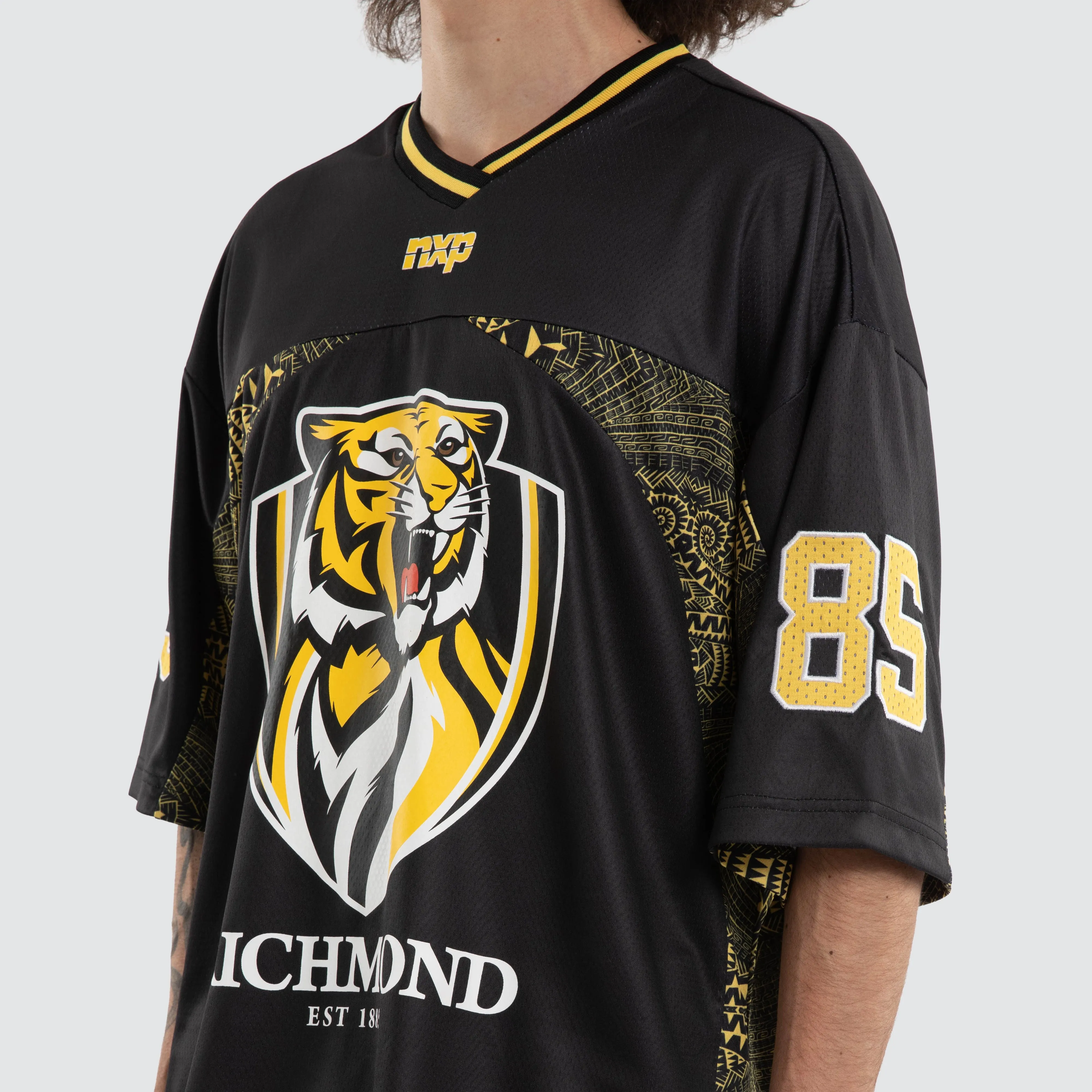 Ben Davis Richmond Tigers Mesh Jersey Tigers Black sold by Nena and Pasadena product image thumbnail 5