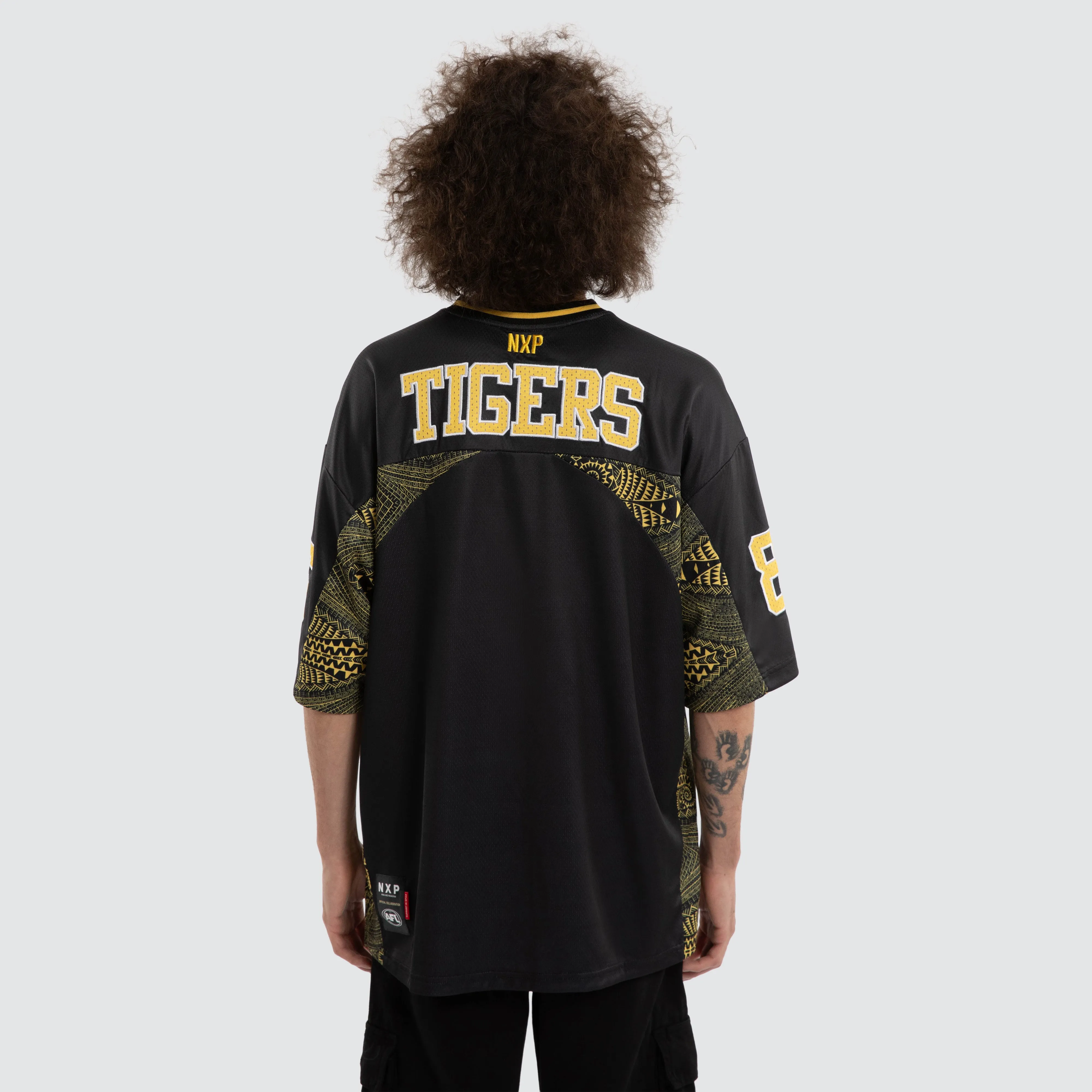 Ben Davis Richmond Tigers Mesh Jersey Tigers Black sold by Nena and Pasadena product image thumbnail 3
