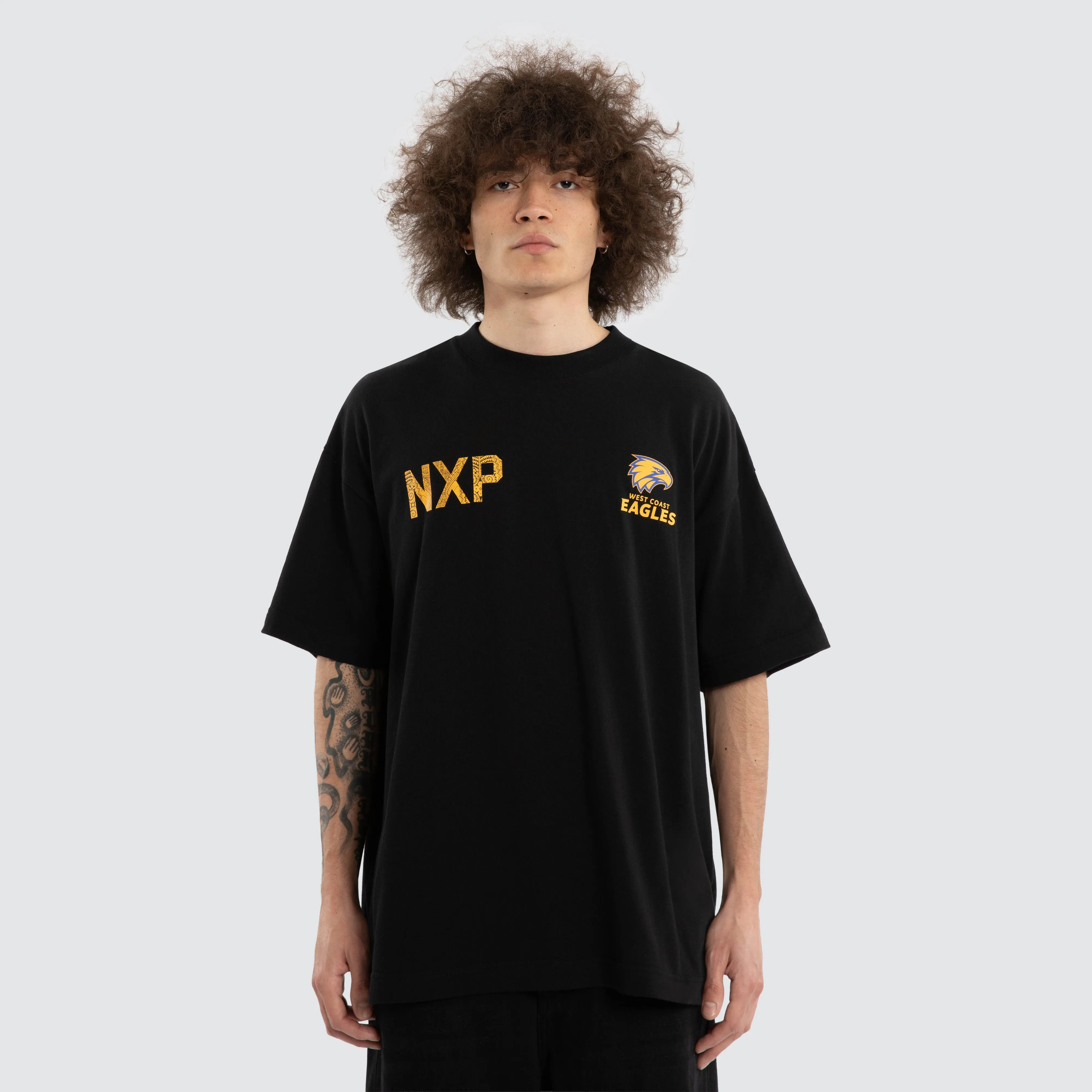 Ben Davis West Coast Eagles Raptor Tee Jet Black sold by Nena and Pasadena product image thumbnail 5