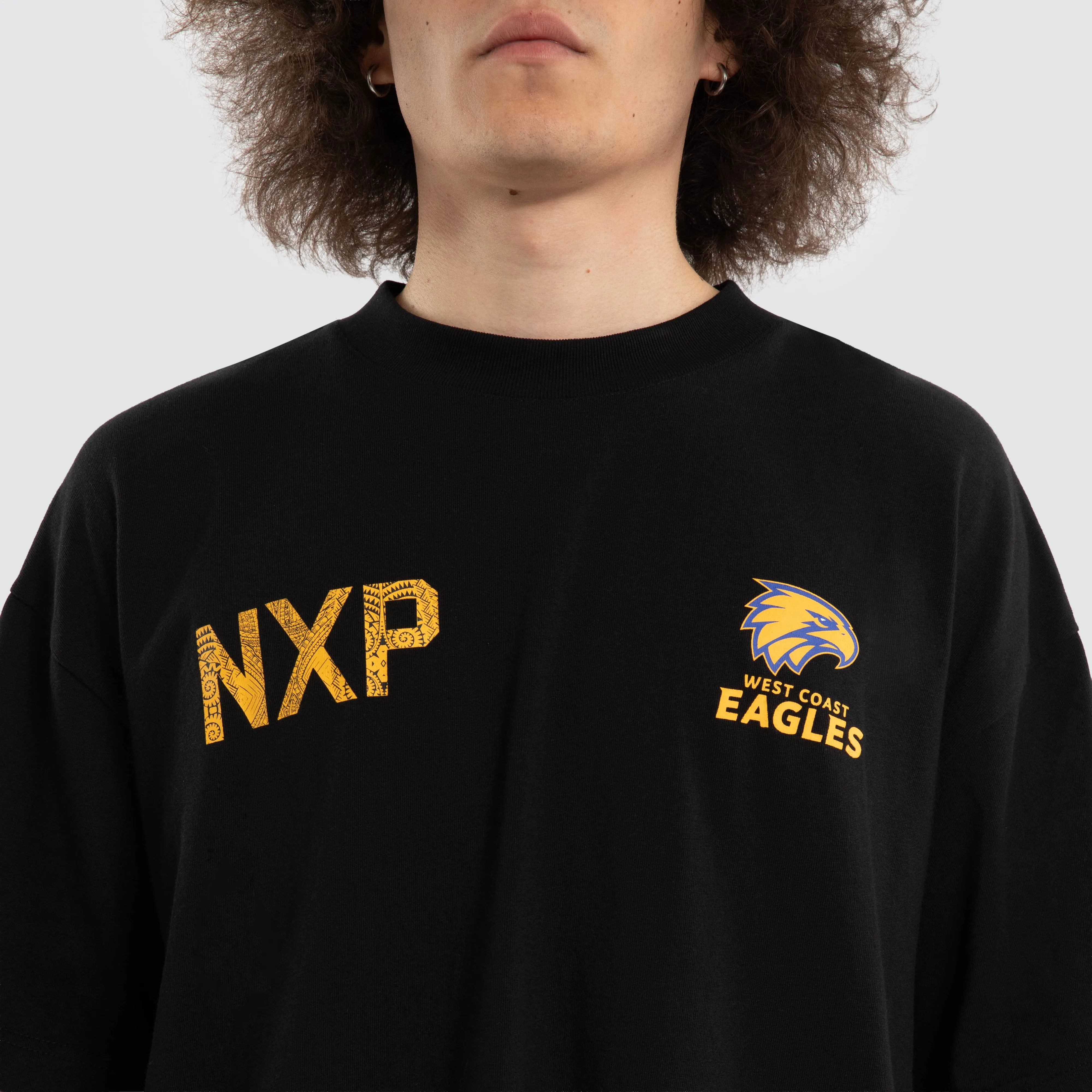 Ben Davis West Coast Eagles Raptor Tee Jet Black sold by Nena and Pasadena product image thumbnail 2