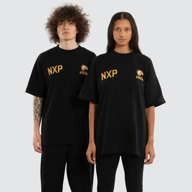 Ben Davis West Coast Eagles Raptor Tee Jet Black made by Nena and Pasadena
