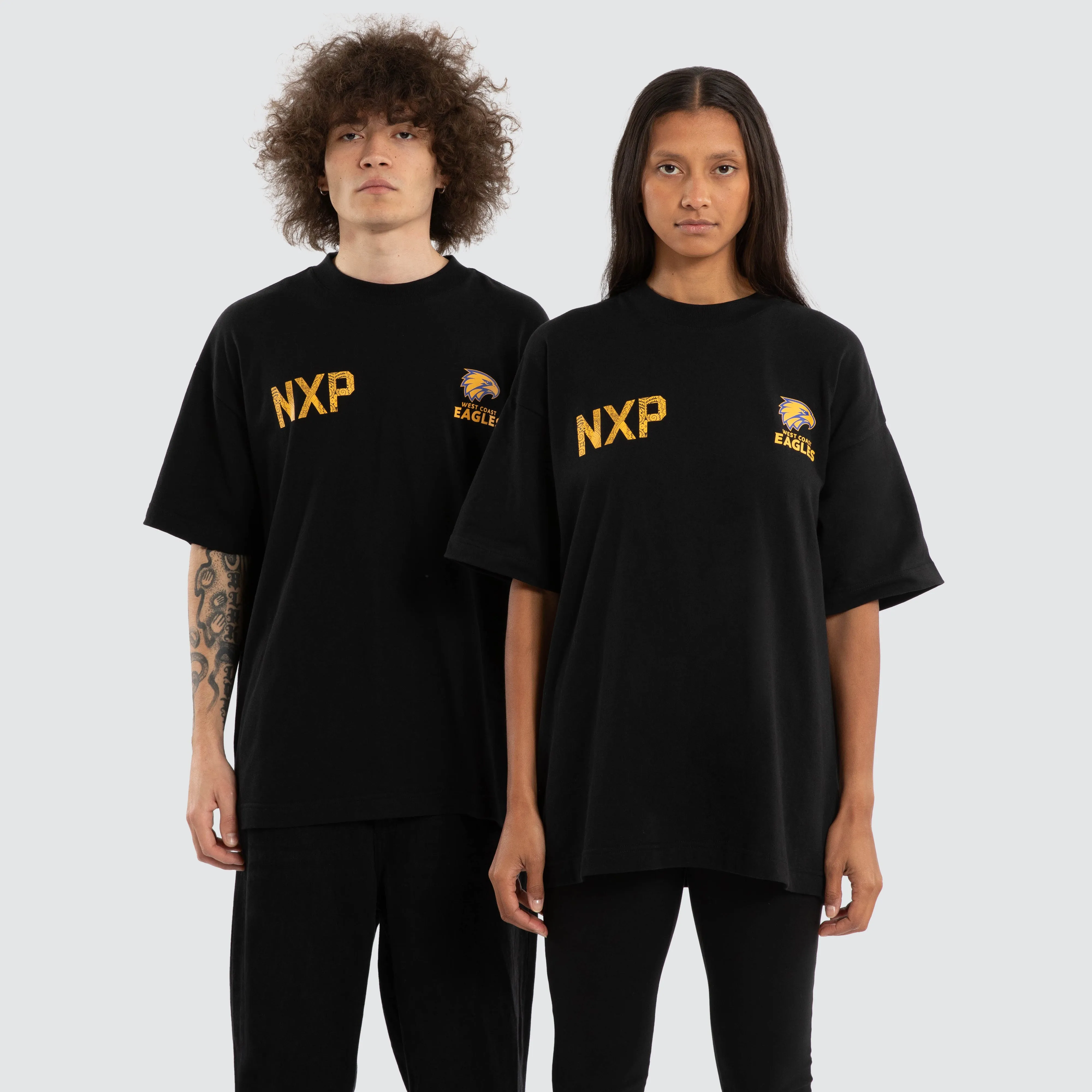 Ben Davis West Coast Eagles Raptor Tee Jet Black sold by Nena and Pasadena