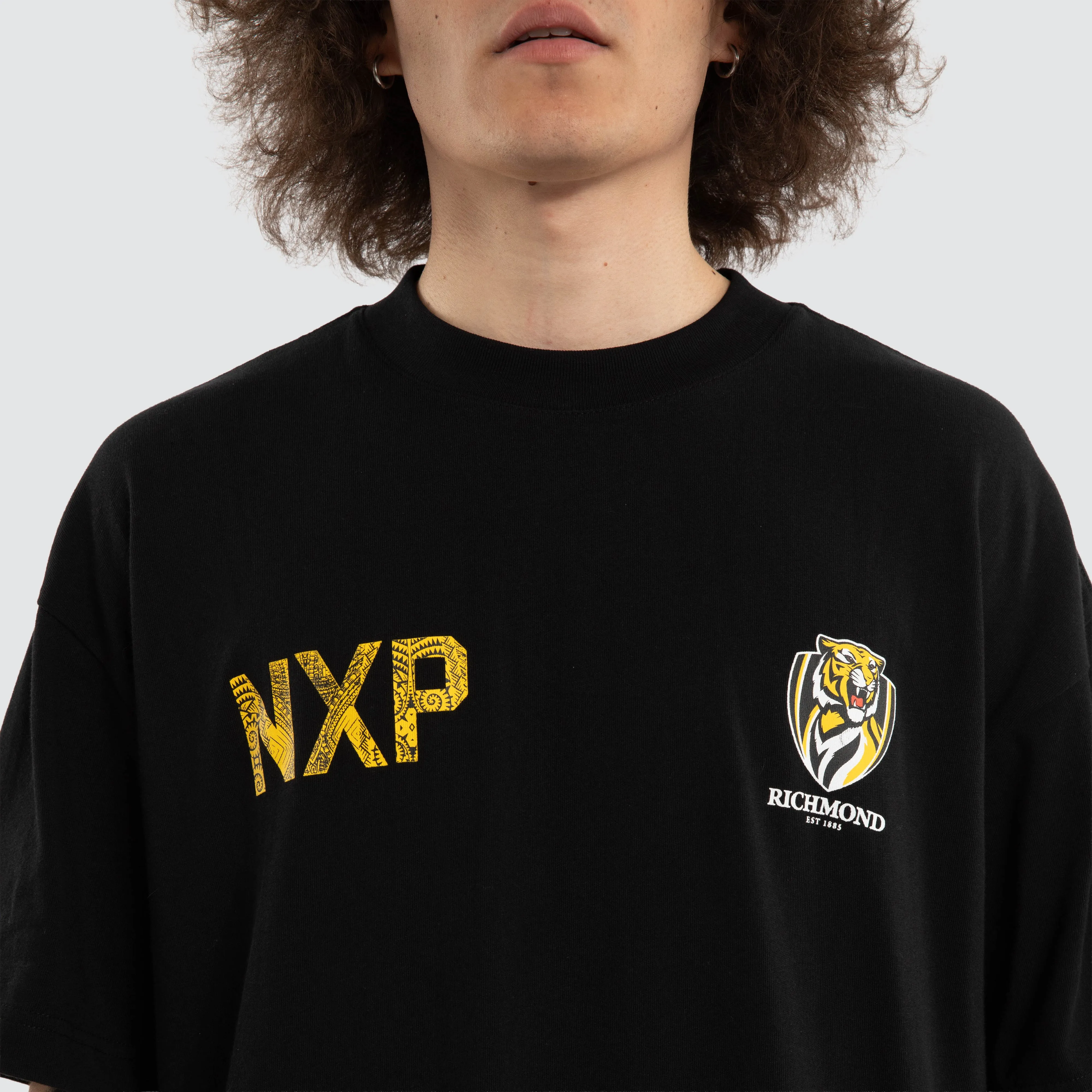 Ben Davis Richmond Tigers Raptor Tee Jet Black sold by Nena and Pasadena product image thumbnail 5