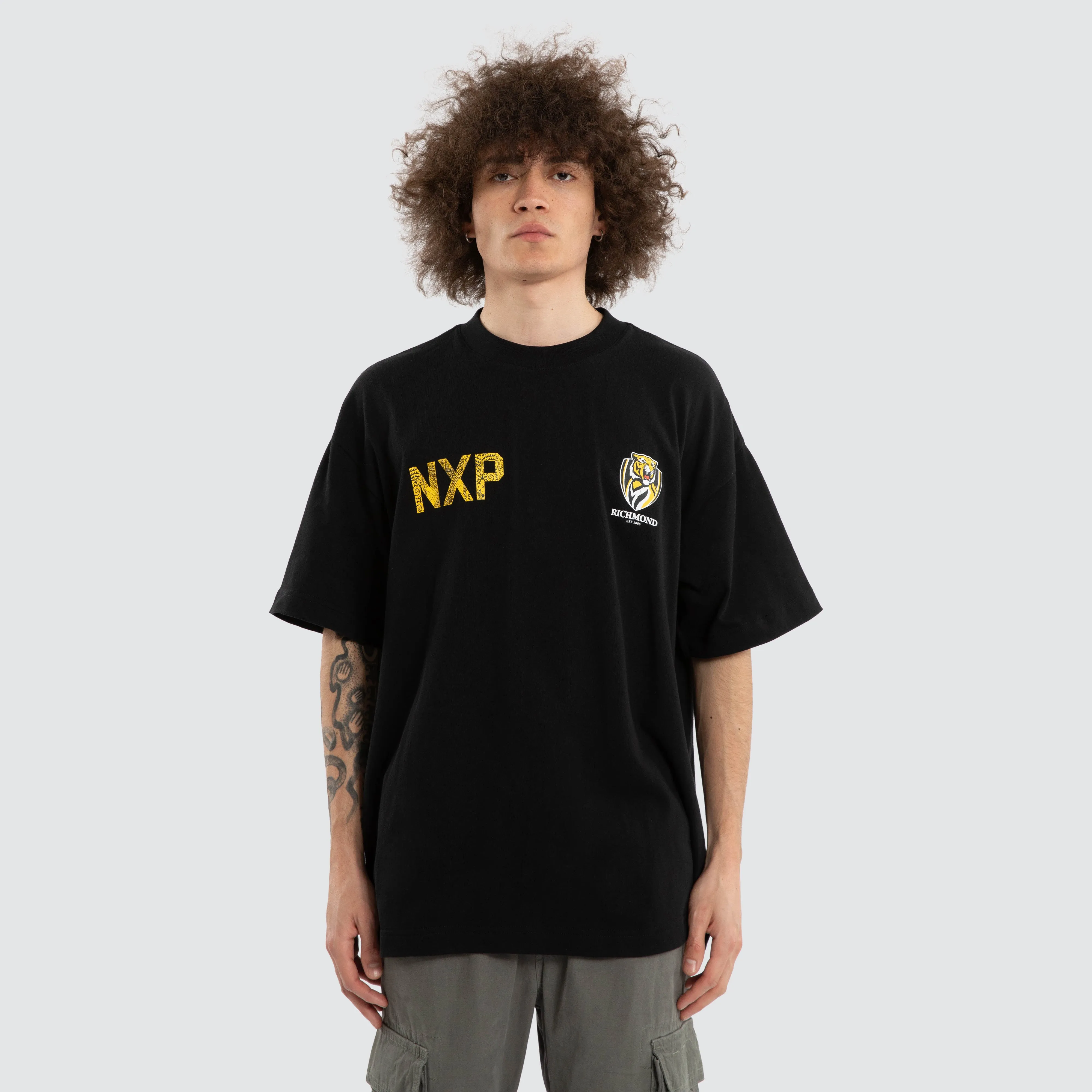 Ben Davis Richmond Tigers Raptor Tee Jet Black sold by Nena and Pasadena product image thumbnail 2