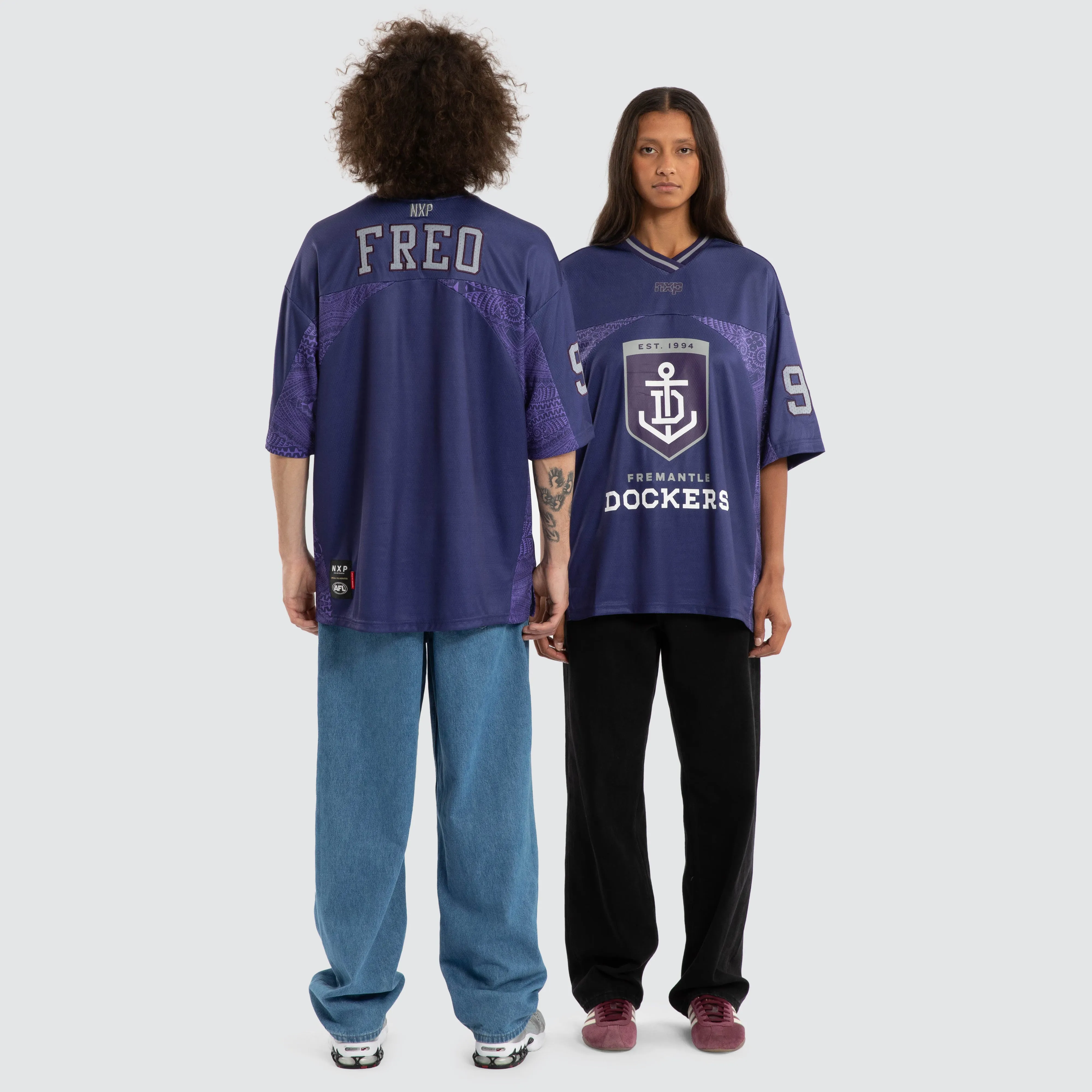 Ben Davis Fremantle Dockers Mesh Jersey Dockers Purple sold by Nena and Pasadena product image thumbnail 5