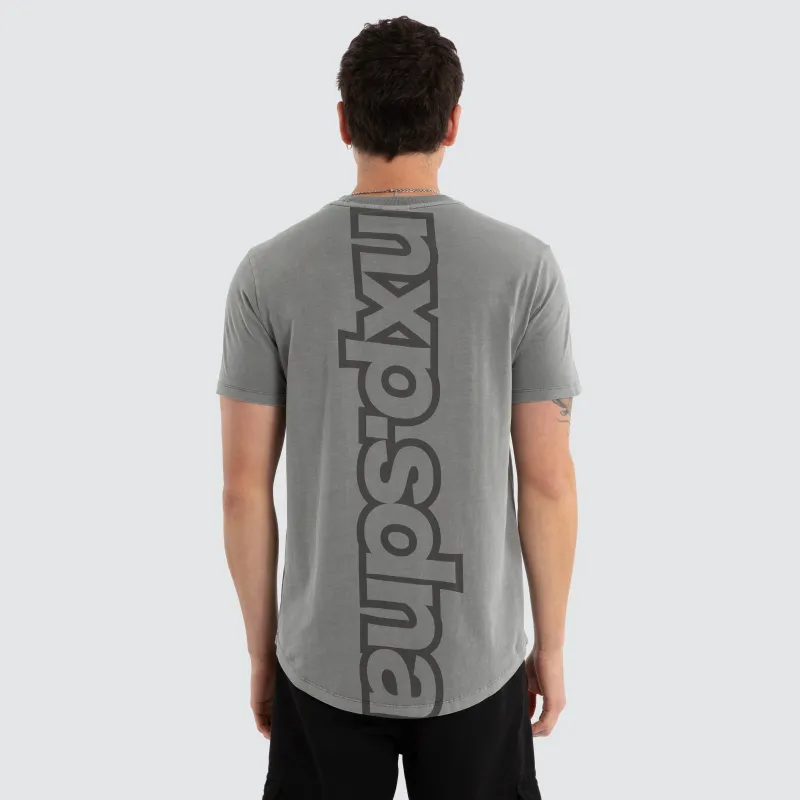 Vyrnex Dual Curved Tee Pigment Frost Grey made by Nena and Pasadena