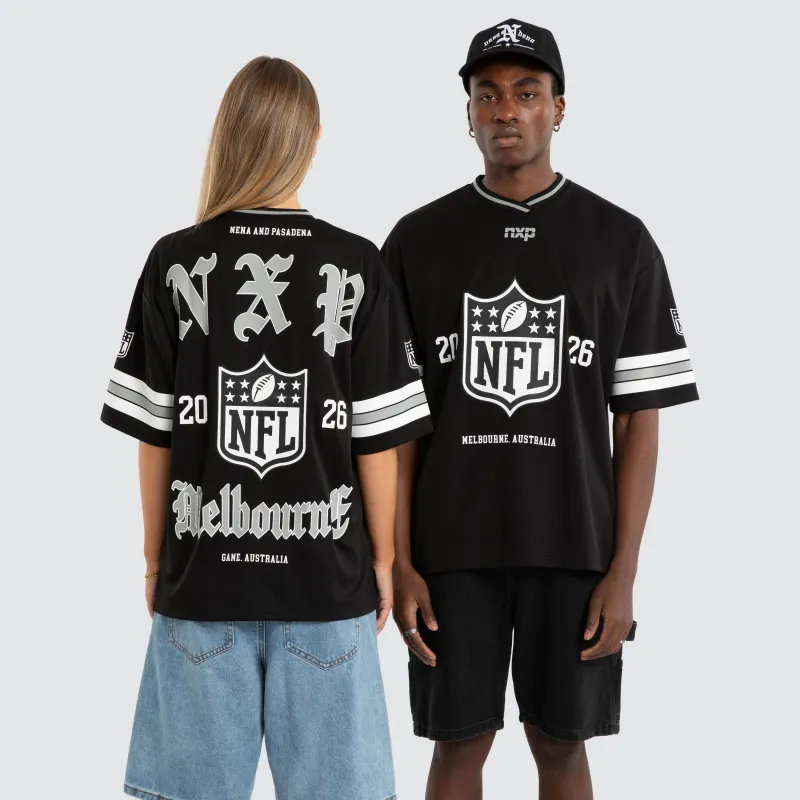 Melbourne City Mesh Jersey Jet Black made by Nena and Pasadena