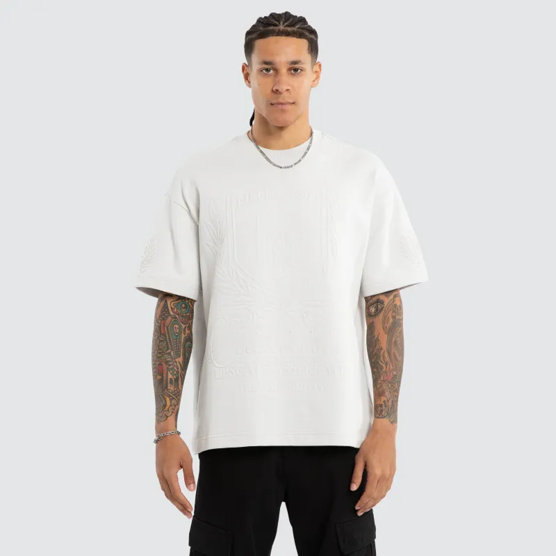 Drago Loopback Raptor Tee Glacier Grey made by Nena and Pasadena