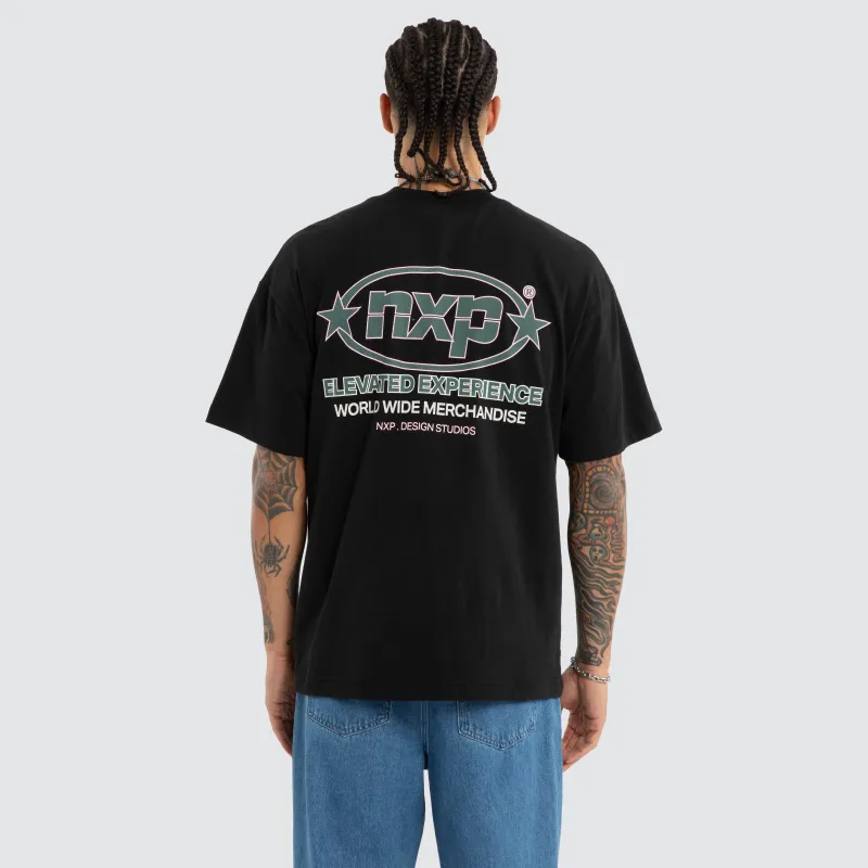 Rhythm Raptor Tee Anthracite Black made by Nena and Pasadena