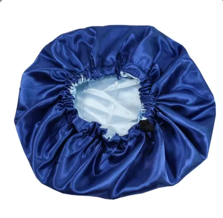 Adjustable Elastic Double Layer Reversible Satin Bonnet sold by Sleep Sassy product image thumbnail 4