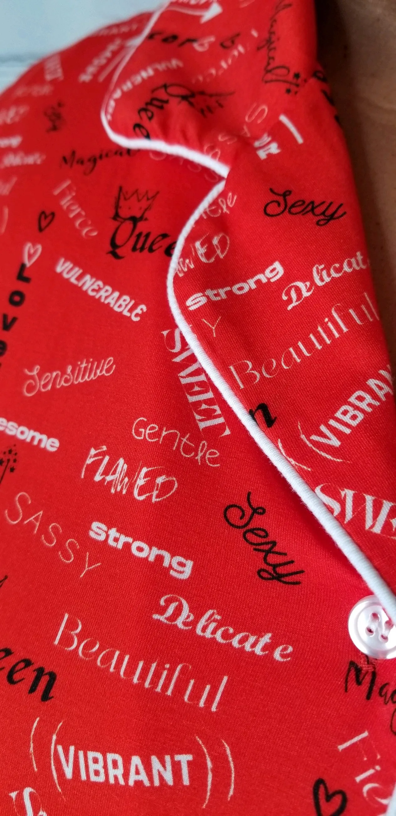 Affirmations - Bamboo Sleepshirt, With A Matching Satin-Lined Bonnet sold by Sleep Sassy product image thumbnail 4