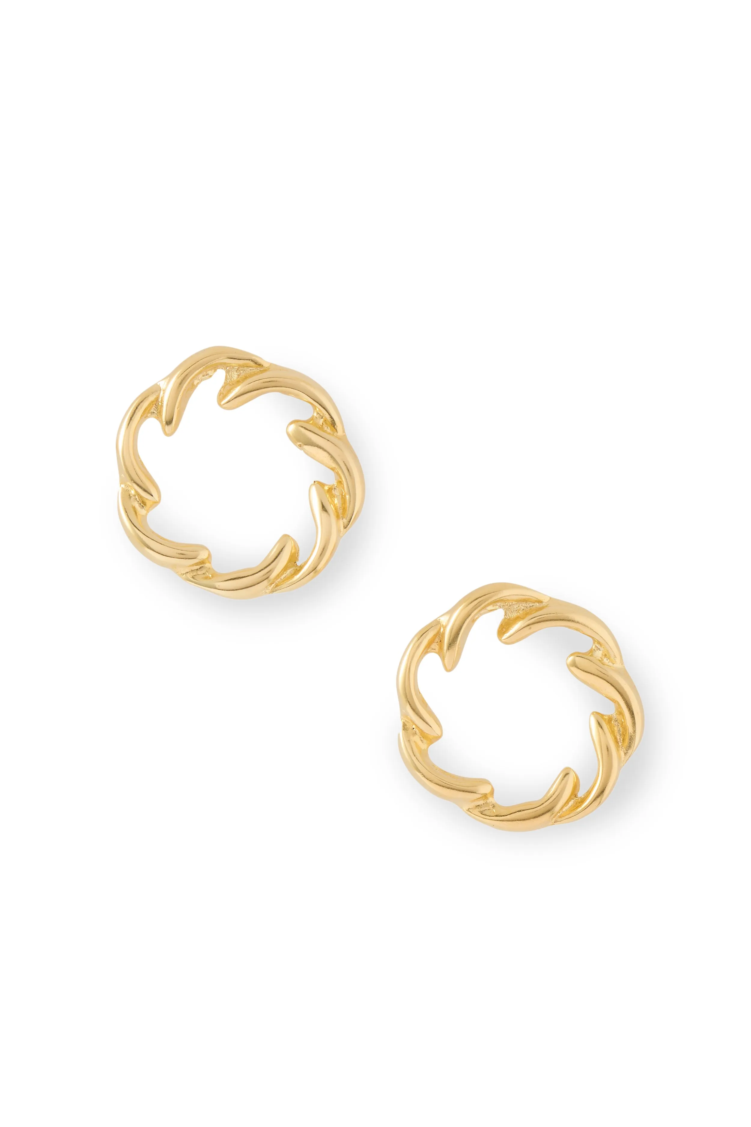 Gold Wreath Earrings sold by YSSO