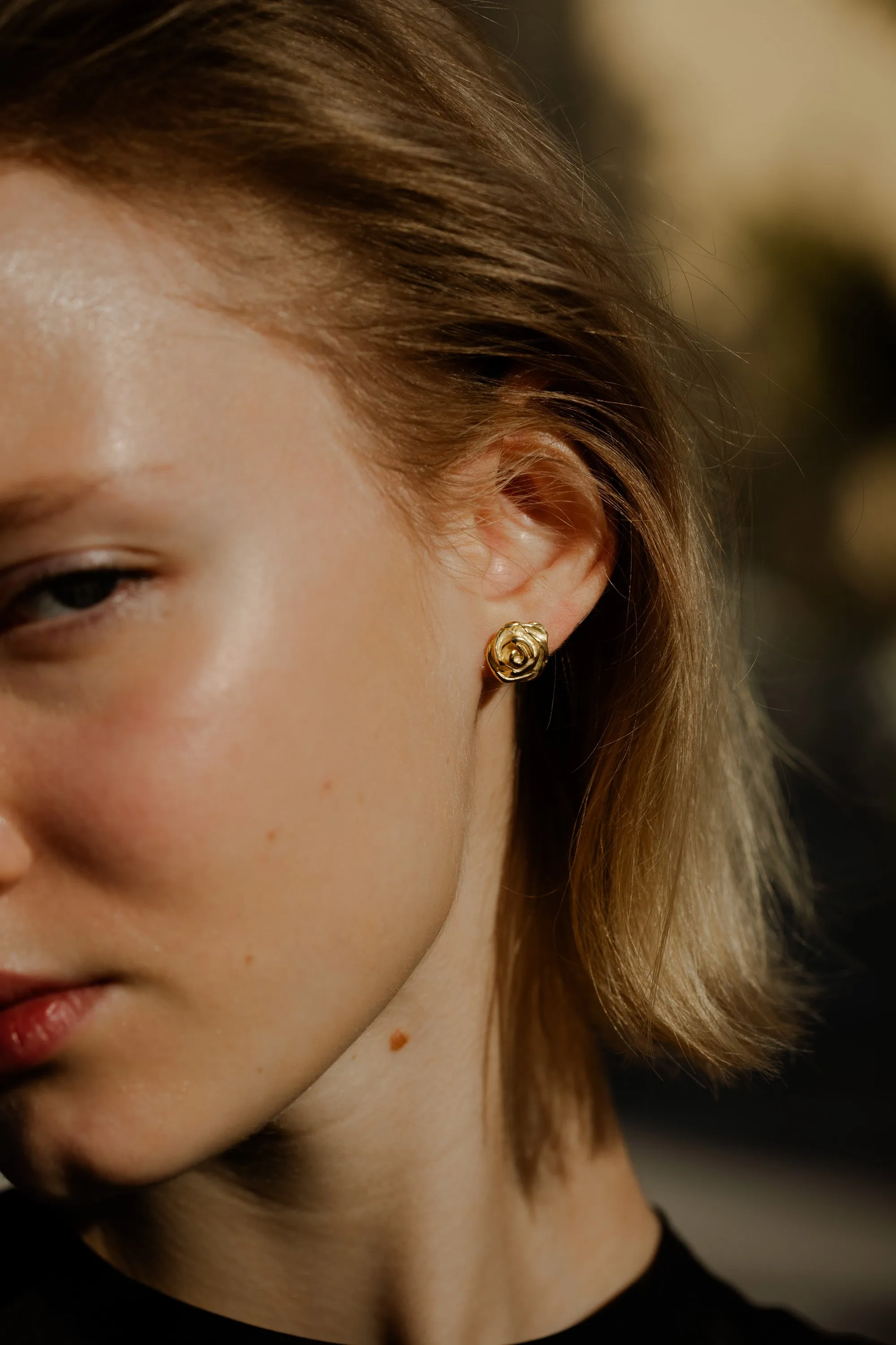 Tiny Rose Earrings sold by YSSO product image thumbnail 4