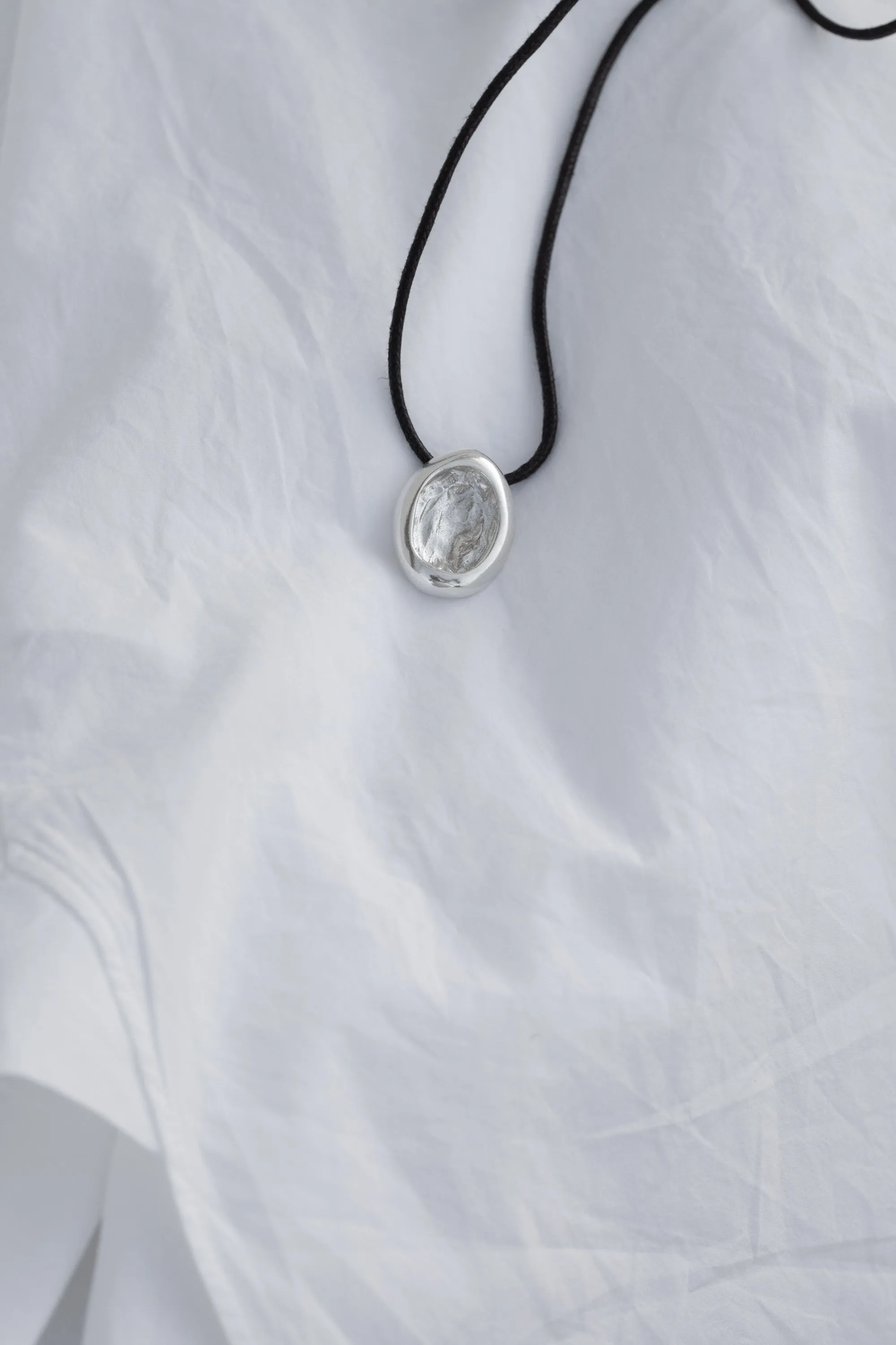 Aesop Cord Necklace In Sterling Silver sold by YSSO product image thumbnail 3
