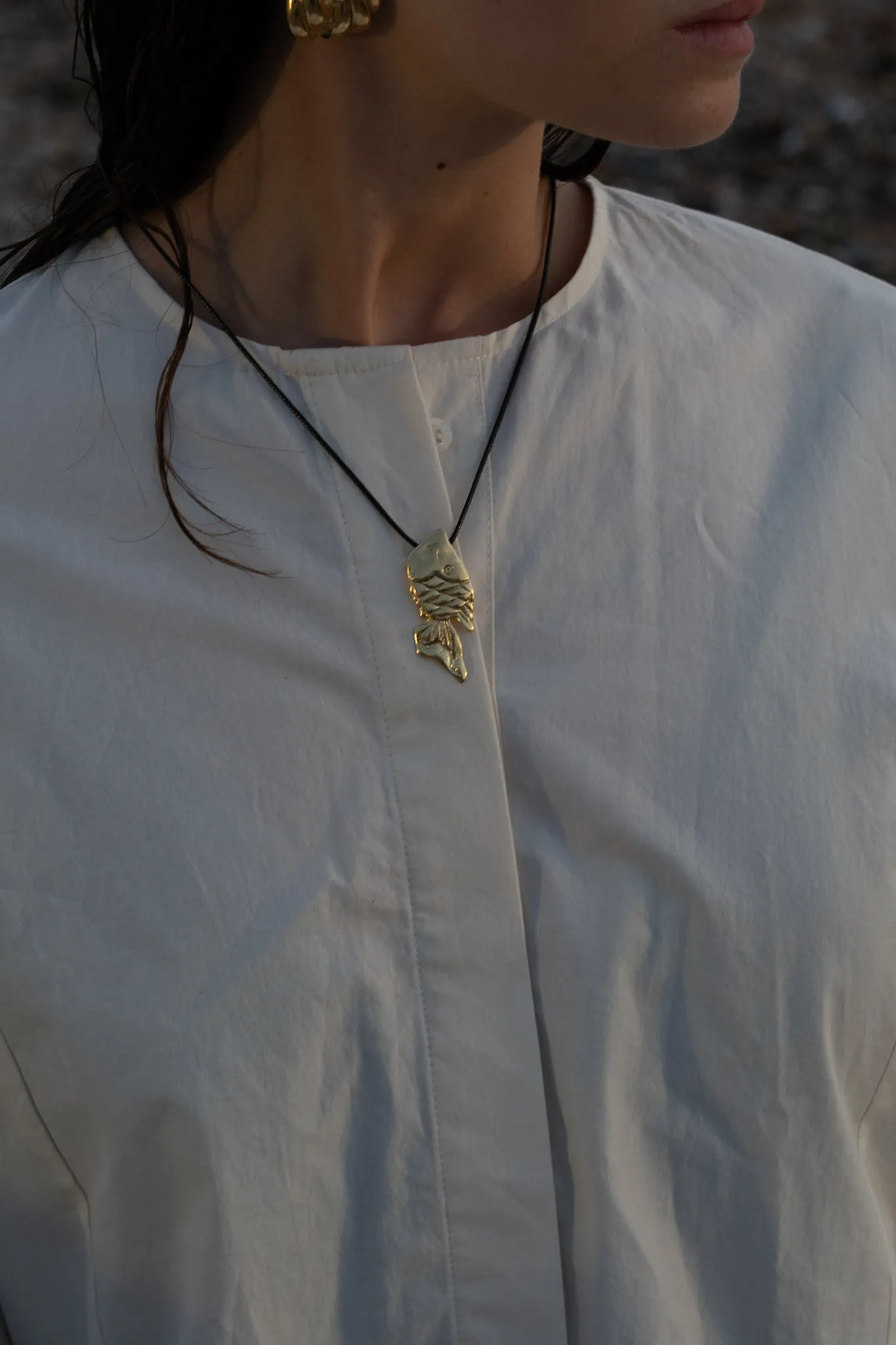 Pisces Cord Fish Pendant sold by YSSO product image thumbnail 2