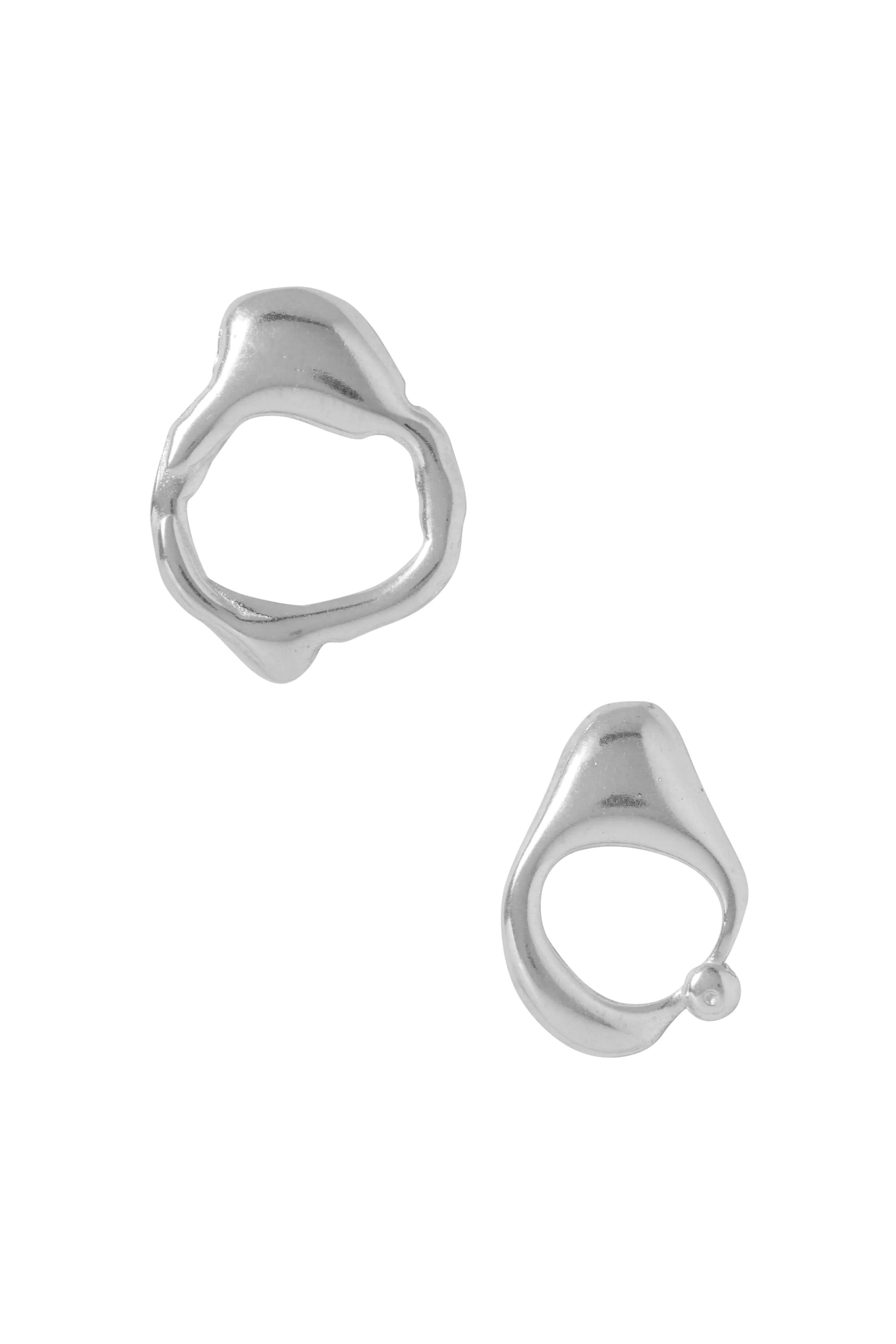 Droplet Mist Earrings In Silver sold by YSSO