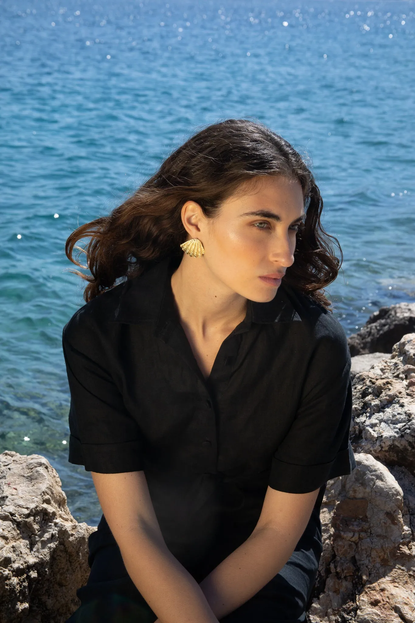 Whisper Of The Wind Hook Earrings sold by YSSO product image thumbnail 3