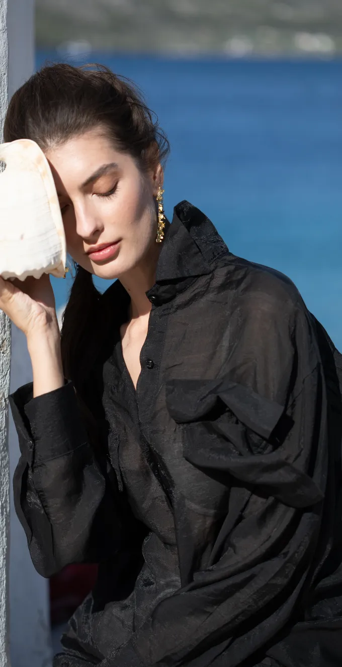 Coral Earrings sold by YSSO product image thumbnail 5