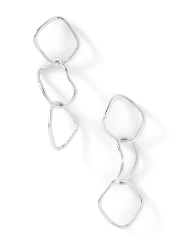 Hermes Chain Earrings in Sterling Silver sold by YSSO