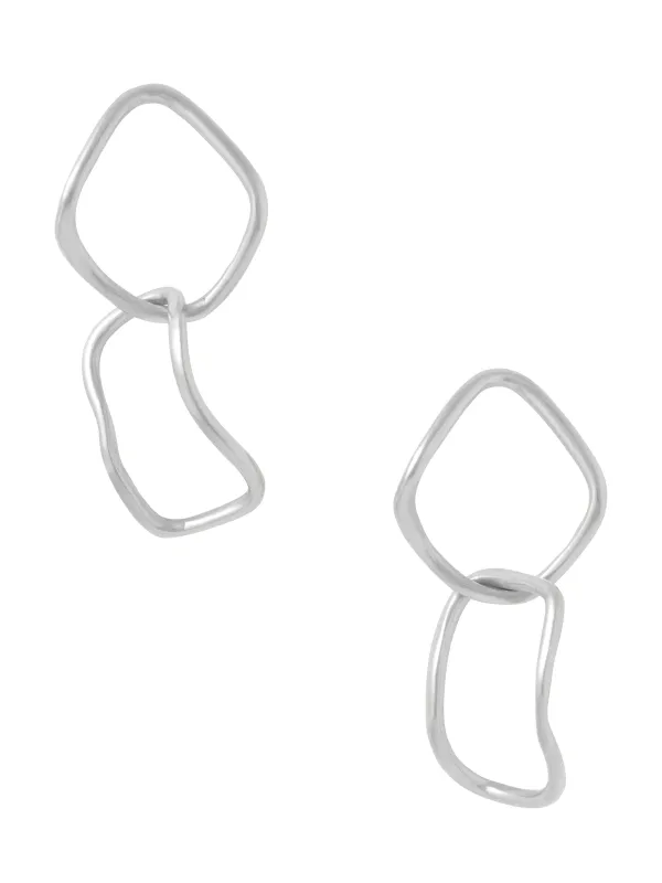 Voyage Chain Earrings in Sterling Silver sold by YSSO