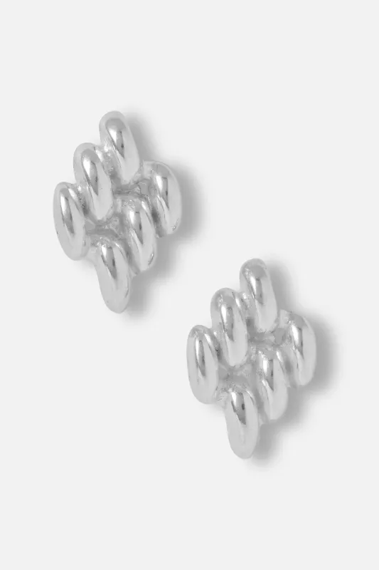 Mini Chain Link Earrings In Sterling Silver sold by YSSO