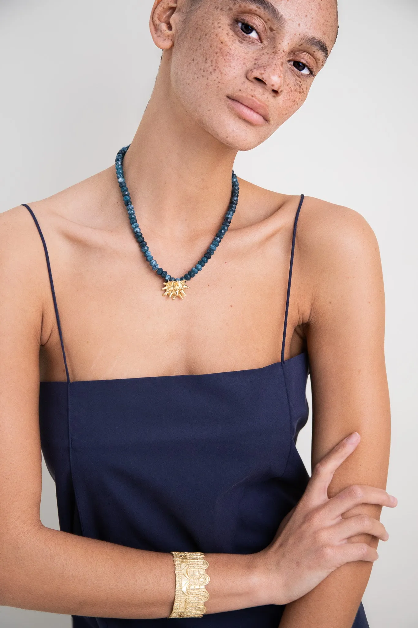 Sea Urchin in Jade Necklace sold by YSSO product image thumbnail 5