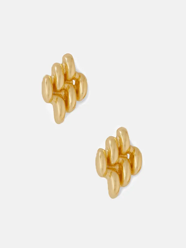 Mini Chain Link Earrings made by YSSO