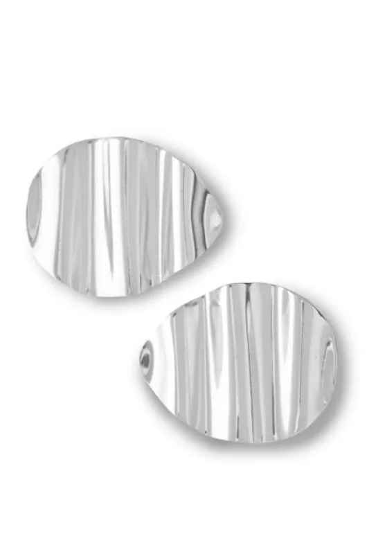 L'Onda Earrings In Silver sold by YSSO