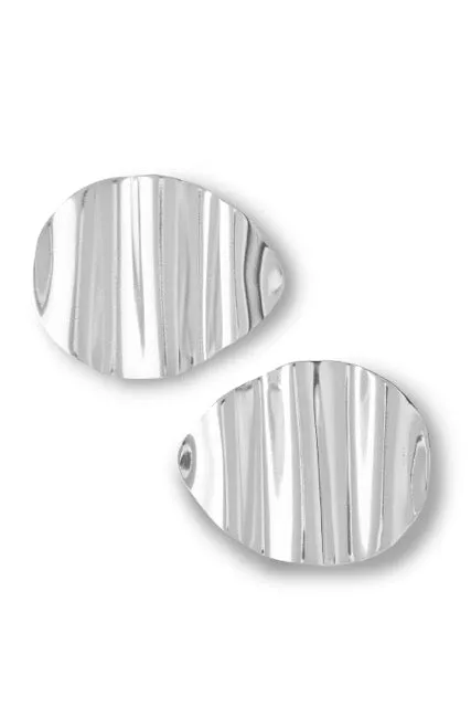 L'Onda Earrings In Silver sold by YSSO