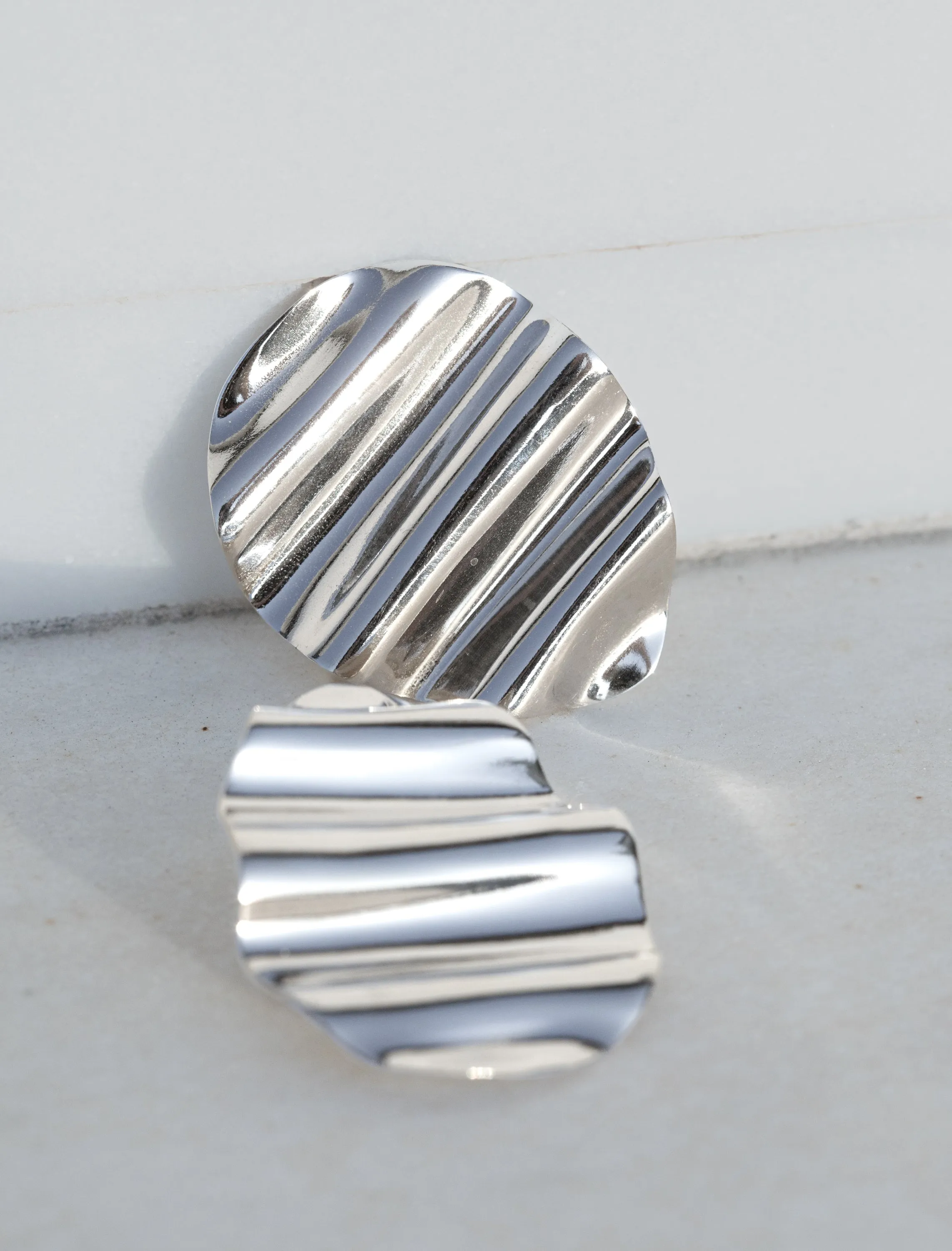 L'Onda Earrings In Silver sold by YSSO product image thumbnail 3