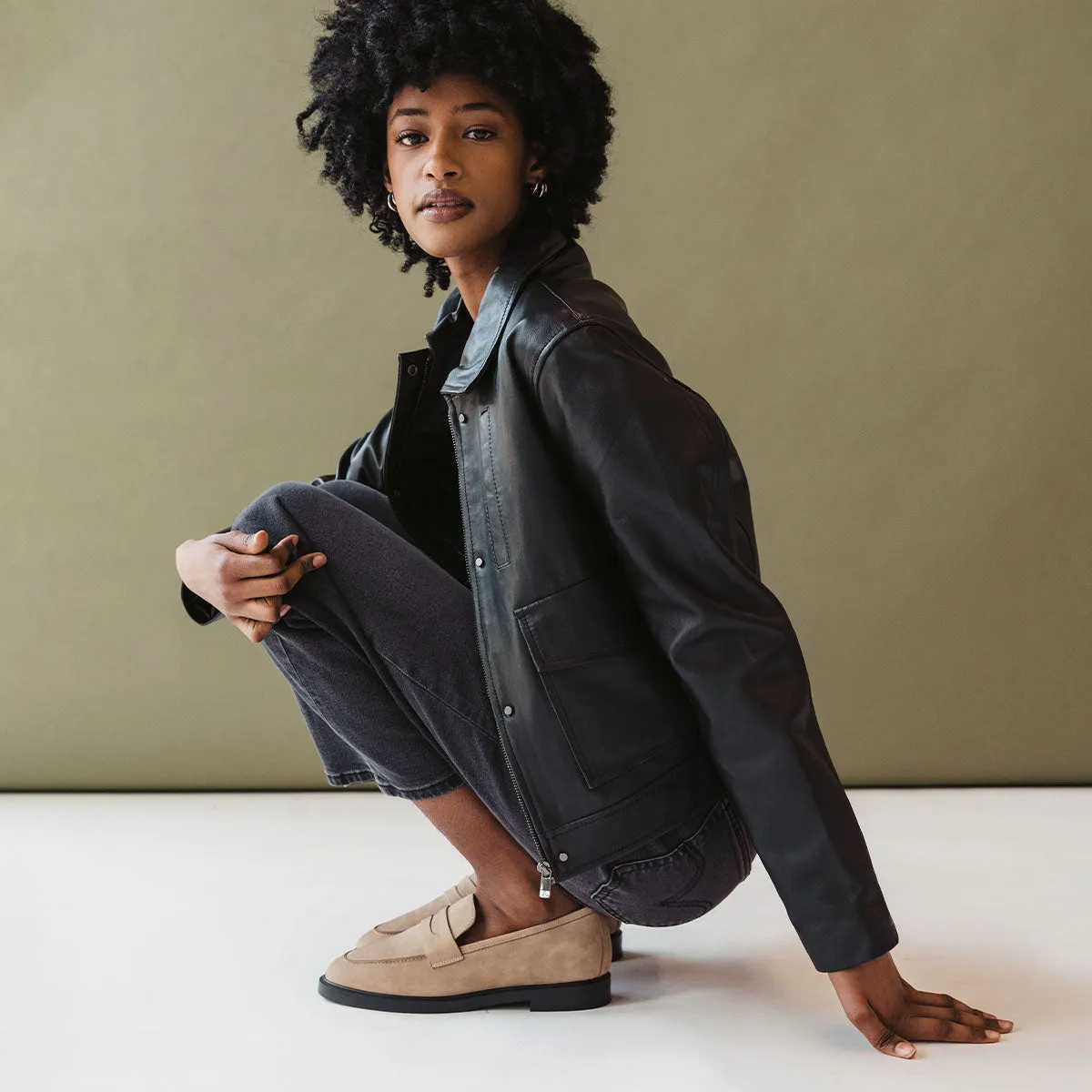 The Milan Loafer Sand sold by Poppy Barley product image thumbnail 4