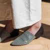 The Glove Fit Flat Black And Houndstooth sold by Poppy Barley