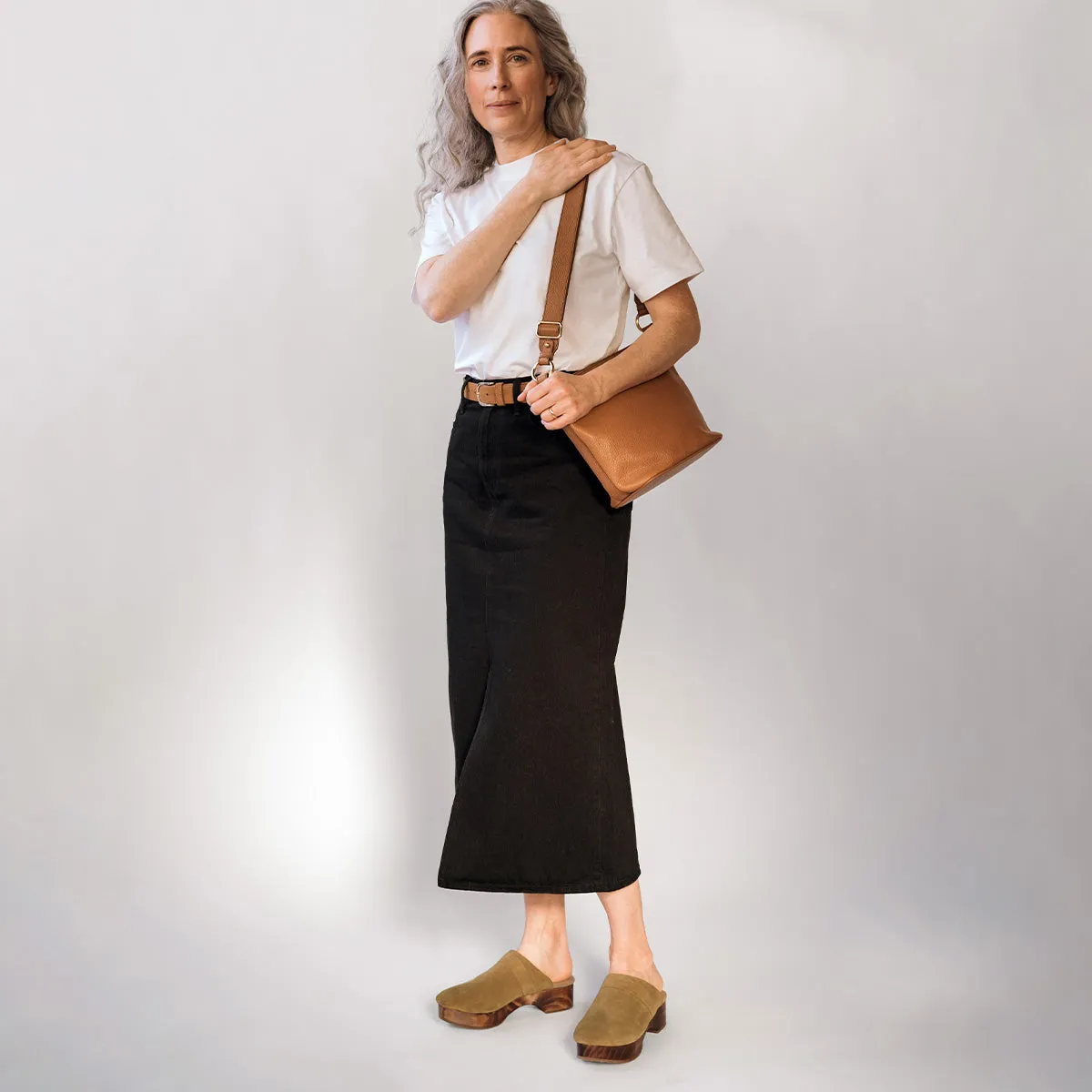 The Brooklyn Clog Sand Suede sold by Poppy Barley product image thumbnail 4