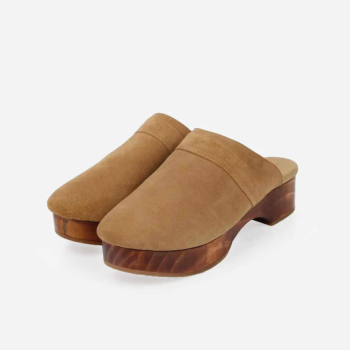 The Brooklyn Clog Sand Suede sold by Poppy Barley product image thumbnail 3