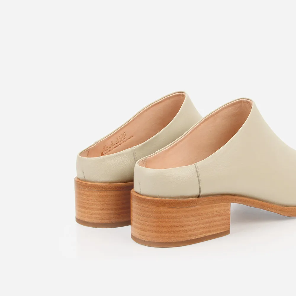 The Low Down Heeled Mule Oatmeal sold by Poppy Barley product image thumbnail 5