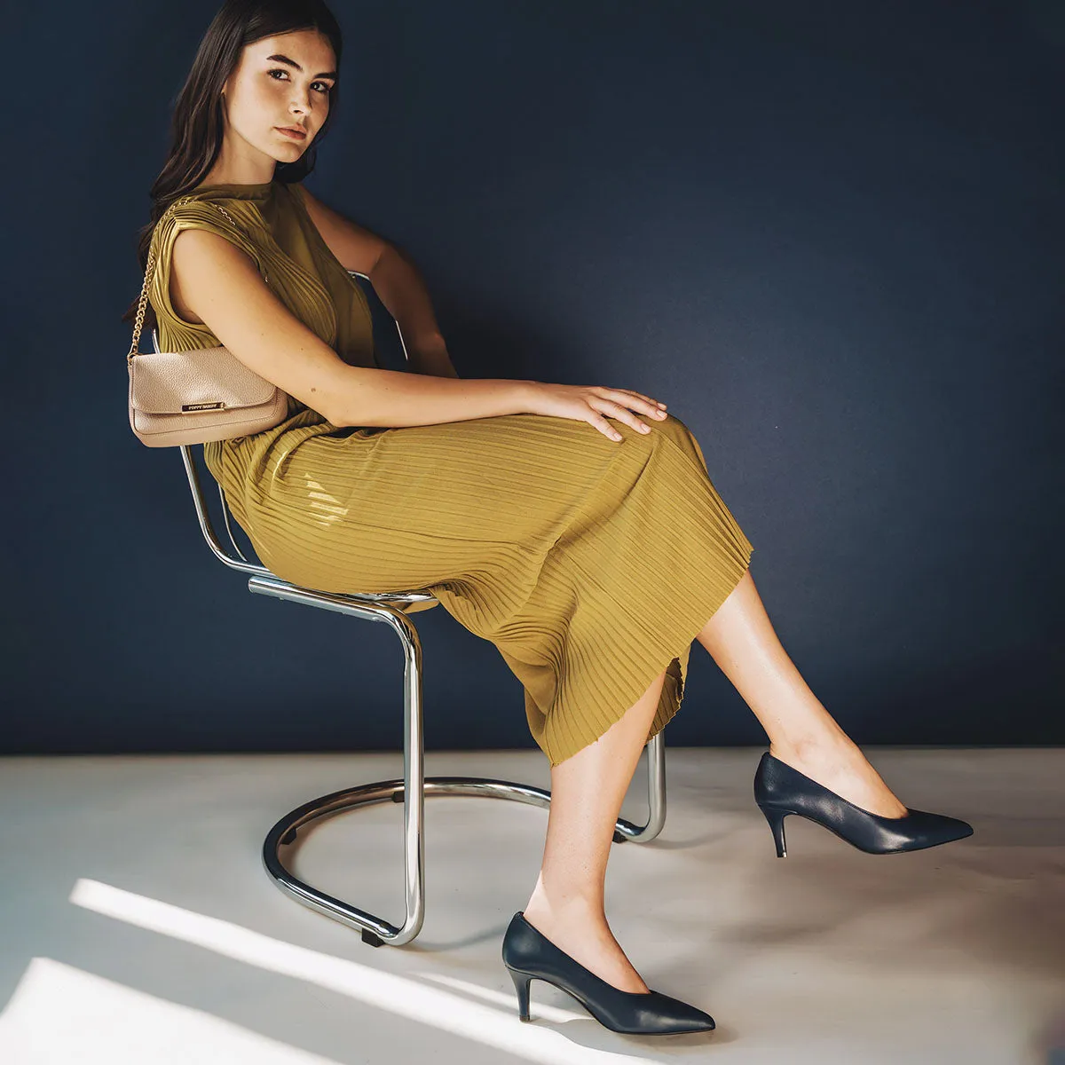 The Grace Pump Navy sold by Poppy Barley product image thumbnail 4
