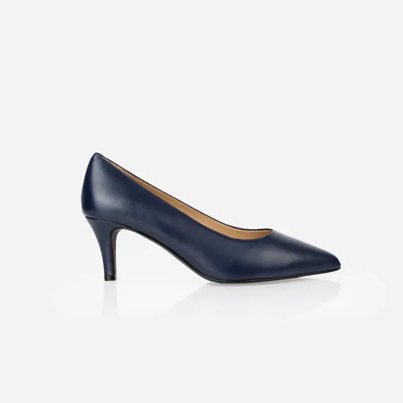 The Grace Pump Navy sold by Poppy Barley