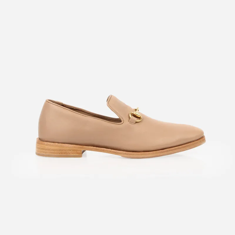 The Dressage Daily Loafer Biscotti sold by Poppy Barley