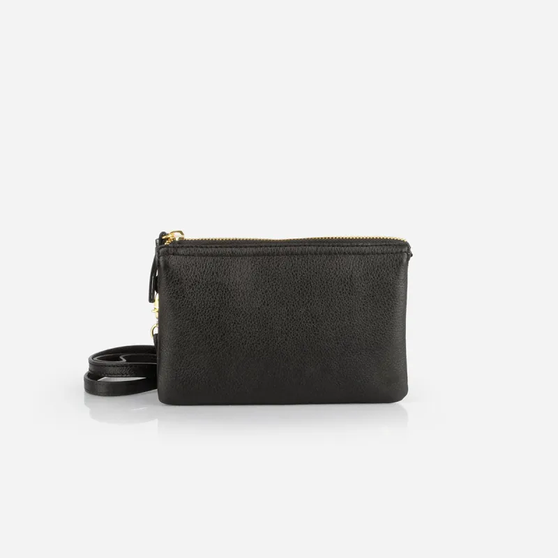 The 3-in-1 Wristlet Black sold by Poppy Barley