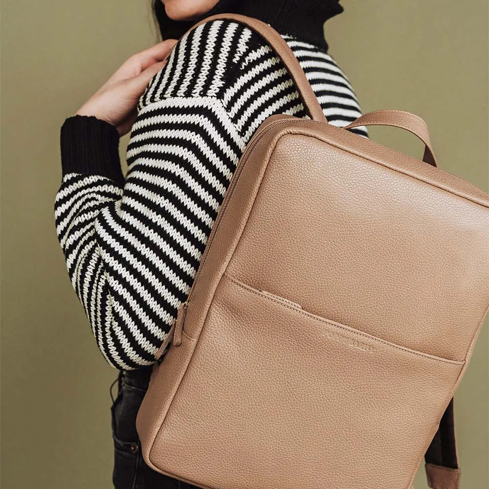 The Slim Backpack Biscotti sold by Poppy Barley product image thumbnail 4