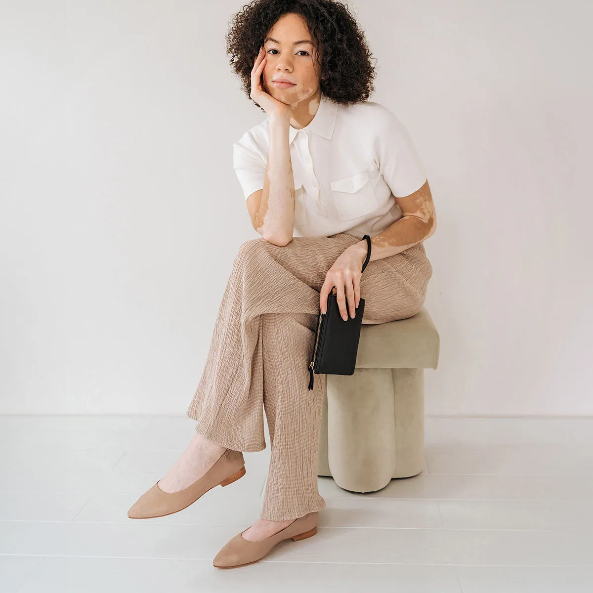 The On-The-Go Ballet Flat Biscotti sold by Poppy Barley product image thumbnail 2