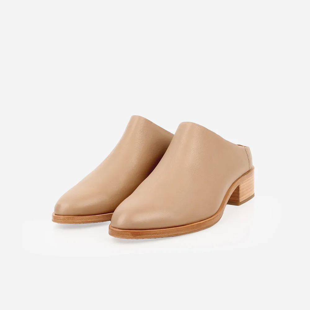 The Low Down Heeled Mule Biscotti sold by Poppy Barley product image thumbnail 3