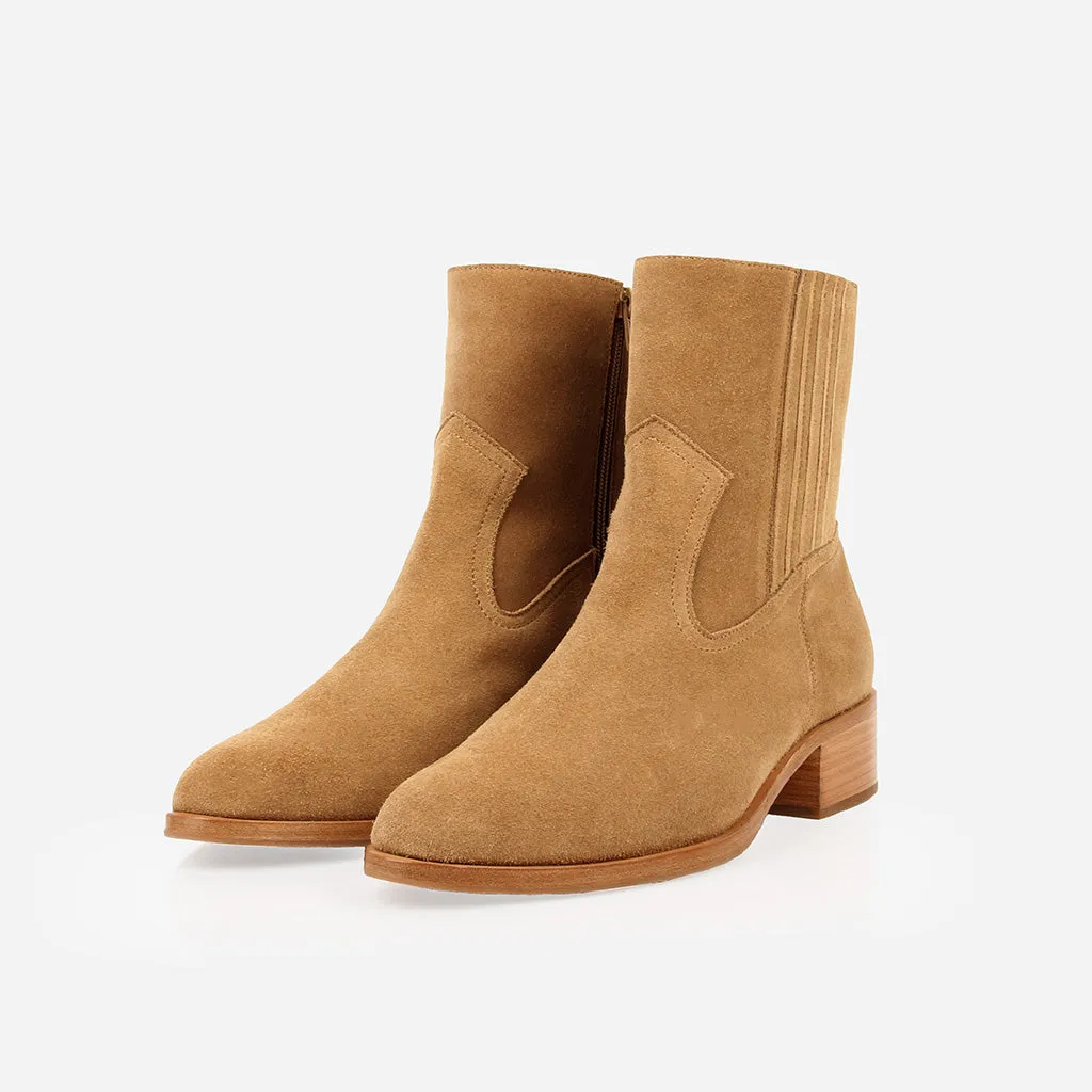 The Austin Boot Sand Suede sold by Poppy Barley product image thumbnail 3
