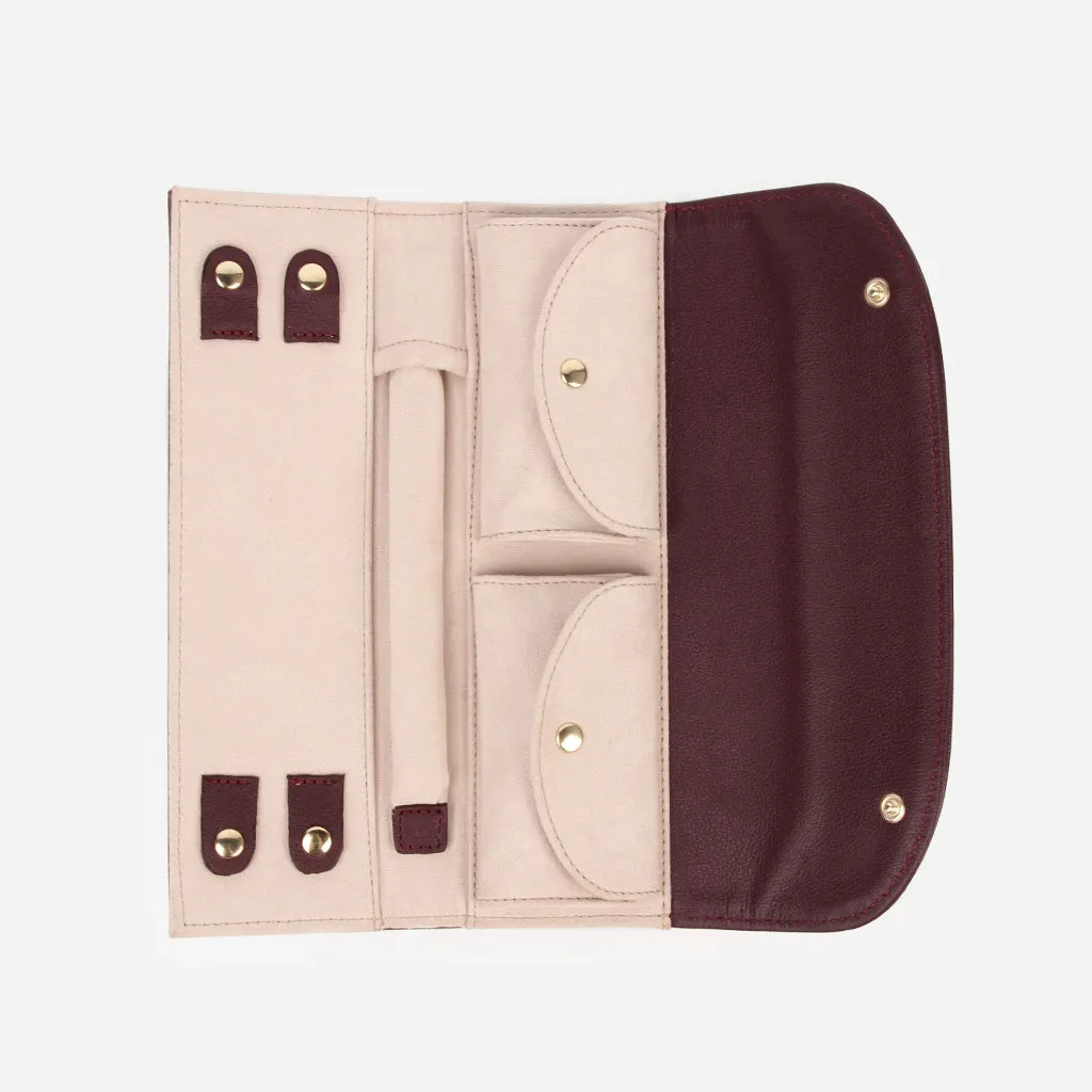 The Travel Jewelry Case Aubergine sold by Poppy Barley product image thumbnail 2