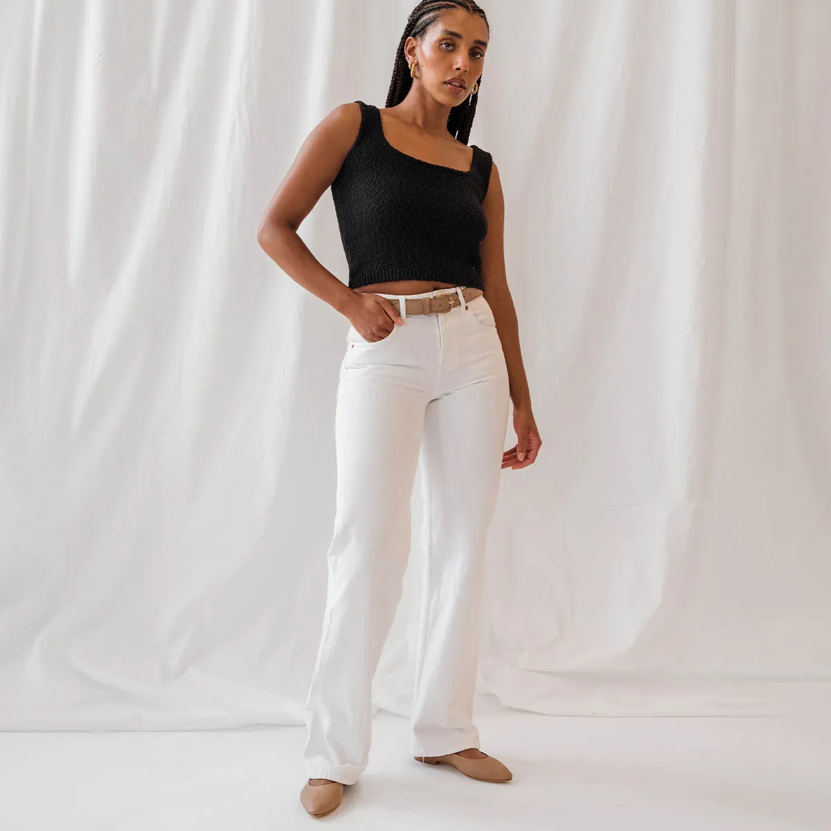 The Hamptons Tank Black sold by Poppy Barley product image thumbnail 3