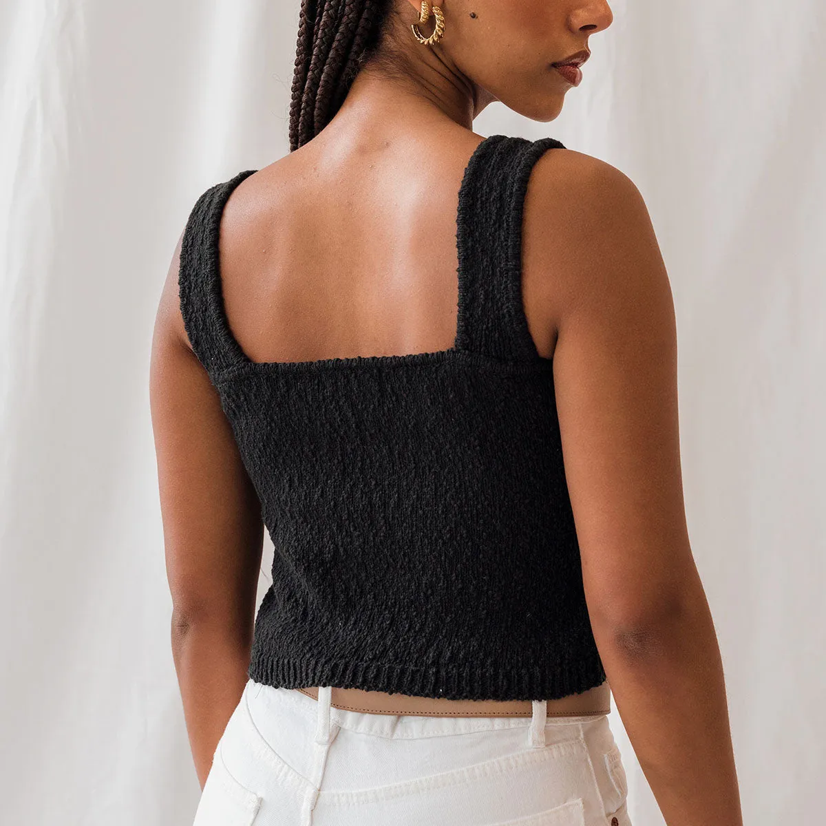 The Hamptons Tank Black sold by Poppy Barley product image thumbnail 2