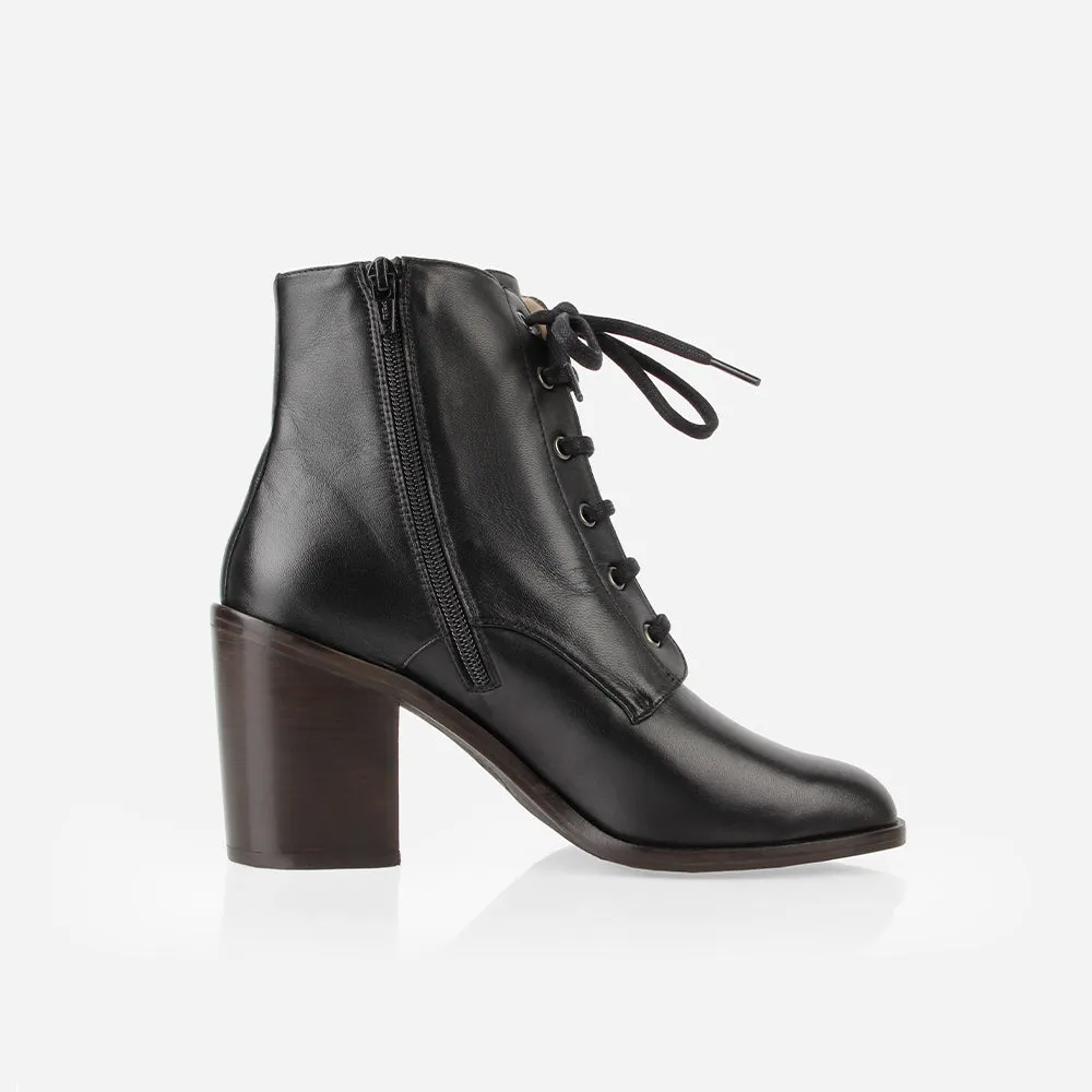 The High Street Lace-Up Boot Black sold by Poppy Barley product image thumbnail 5
