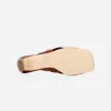 The Margot Heeled Sandal Pecan and Fauna sold by Poppy Barley