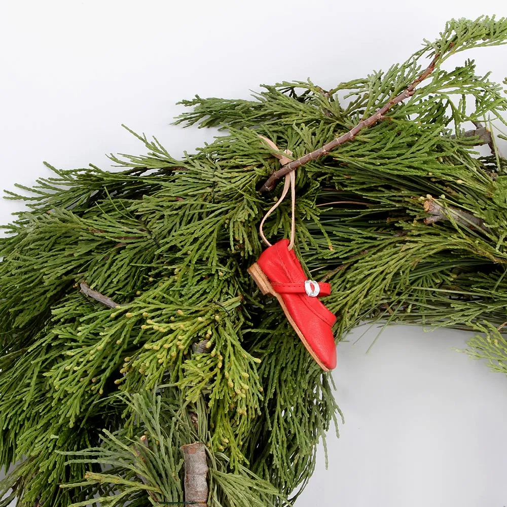 The Mini Modern-Day Mary Jane Ornament Poppy Red sold by Poppy Barley product image thumbnail 3